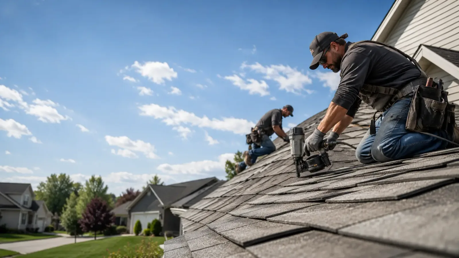 Storm Damage Roof Repair in Blaine, MN near me